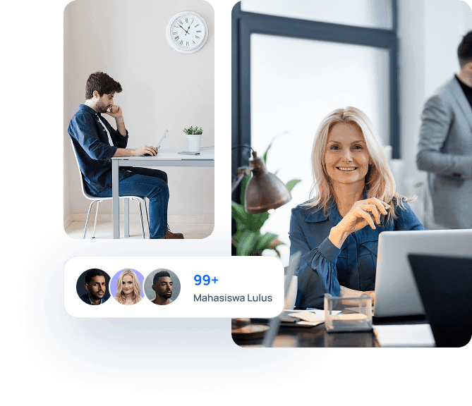 Tim Graduatetogether sedang bekerja